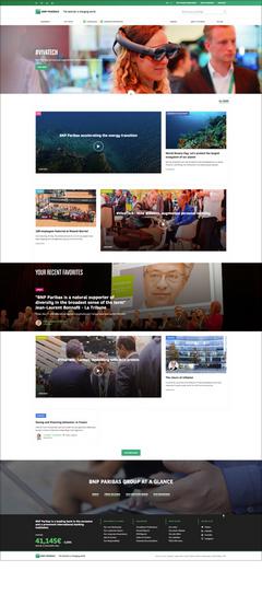 BNP PARIBAS website screen capture