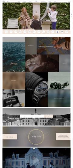 KERING website screen capture