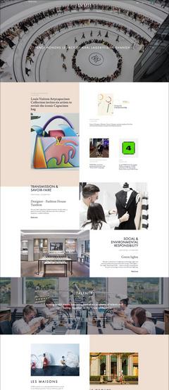 LVMH website screen capture